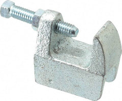 Empire - 1-1/4" Max Flange Thickness, 5/8" Rod Wide Jaw Top Beam Clamp - 800 Lb Capacity, Ductile Iron - Apex Tool & Supply