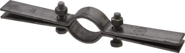 Empire - 1-1/4" Pipe, Riser Clamp - Black, 250 Lb Capacity, Carbon Steel - Apex Tool & Supply