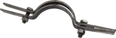 Empire - 4" Pipe, Riser Clamp - Black, 750 Lb Capacity, Carbon Steel - Apex Tool & Supply