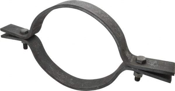 Empire - 10" Pipe, Riser Clamp - Black, 2,500 Lb Capacity, Carbon Steel - Apex Tool & Supply