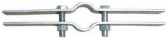 Empire - 1-1/2" Pipe, Electro Galvanized Riser Clamp - 250 Lb Capacity, Carbon Steel - Apex Tool & Supply