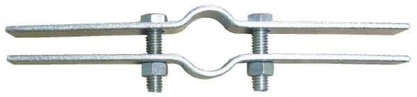 Empire - 10" Pipe, Electro Galvanized Riser Clamp - 2,500 Lb Capacity, Carbon Steel - Apex Tool & Supply