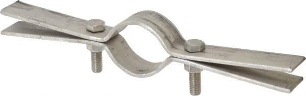 Empire - 1-1/2" Pipe, Riser Clamp - 250 Lb Capacity, Grade 304 Stainless Steel - Apex Tool & Supply
