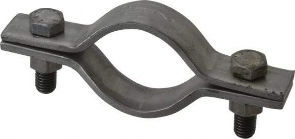 Empire - 2" Pipe, Standard Pipe Clamp - Black, 1,040 Lb Capacity, Carbon Steel - Apex Tool & Supply