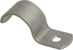 Empire - 3/4" Pipe, Grade 304 Stainless Steel," Pipe or Conduit Strap - 1 Mounting Hole - Apex Tool & Supply