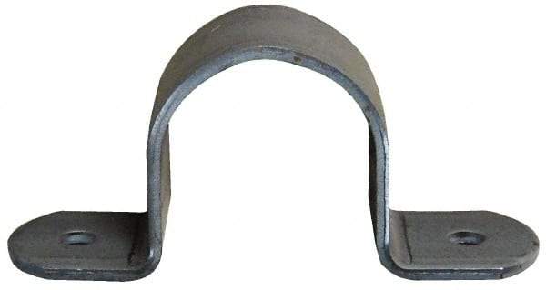 Empire - 4 Pipe, Carbon Steel, Pipe or Tube Strap - 4 Mounting Holes - Apex Tool & Supply