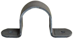 Empire - 1/2 Pipe, Carbon Steel, Pipe or Tube Strap - 2 Mounting Holes - Apex Tool & Supply