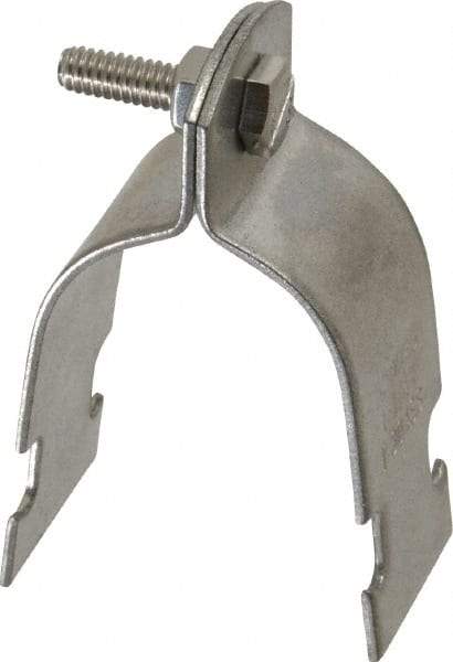 Empire - 1-1/4" Pipe, Grade 304," Pipe Clamp - Apex Tool & Supply