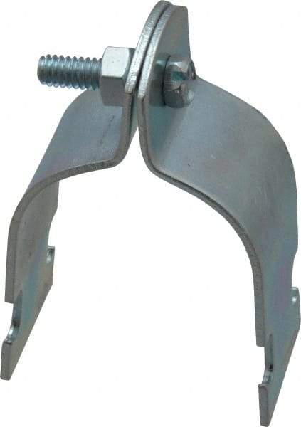 Empire - 1-1/4" Pipe," Pipe Clamp - Electro Galvanized - Apex Tool & Supply
