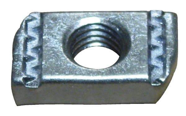 Empire - 3/4" Rod, Electro Galvanized Carbon Steel Strut Nut - Used for Attaching Hanger Rod or Other Accessories to Strut - Apex Tool & Supply