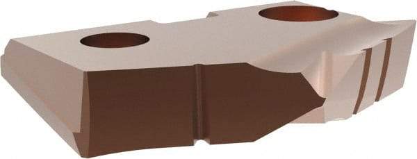 Allied Machine and Engineering - 26.5mm Diam x 3/16" Thick, Seat Code 2, 132° Included Angle Spade Drill Insert - AM200 Coated, Cobalt, Grade Super Cobalt, Series GEN2 T-A - Apex Tool & Supply