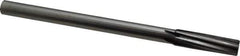 Made in USA - 5/8" Carbide-Tipped 6 Flute Chucking Reamer - Spiral Flute, 9/16" Straight Shank, 2-1/4" Flute Length, 9" OAL - Apex Tool & Supply