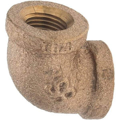 Merit Brass - Class 125, 1/8" Internal Pipe, Brass 90° Street Elbow - FNPT x FNPT - Apex Tool & Supply