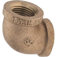 Merit Brass - Class 125, 3/8" Internal Pipe, Brass 90° Street Elbow - FNPT x FNPT - Apex Tool & Supply