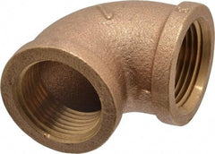 Merit Brass - Class 125, 1" Internal Pipe, Brass 90° Elbow - FNPT x FNPT - Apex Tool & Supply