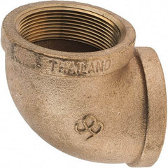 Merit Brass - Class 125, 2" Internal Pipe, Brass 90° Street Elbow - FNPT x FNPT - Apex Tool & Supply