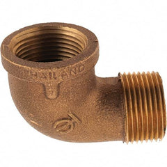 Merit Brass - Class 125, 1" Internal Pipe, Brass 90° Street Elbow - FNPT x MNPT - Apex Tool & Supply