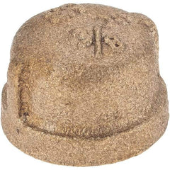 Merit Brass - Class 125, 3/8" Internal Pipe, Brass End Cap - FNPT - Apex Tool & Supply