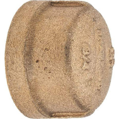 Merit Brass - Class 125, 3/4" Internal Pipe, Brass End Cap - FNPT - Apex Tool & Supply