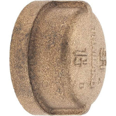 Merit Brass - Class 125, 1-1/4" Internal Pipe, Brass End Cap - FNPT - Apex Tool & Supply