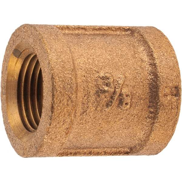 Merit Brass - Class 125, 3/8" Internal Pipe, Brass Coupling - FNPT x FNPT - Apex Tool & Supply