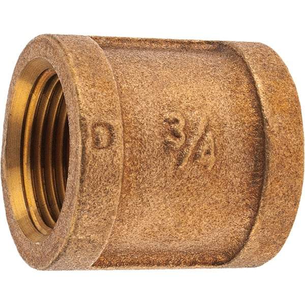 Merit Brass - Class 125, 3/4" Internal Pipe, Brass Coupling - FNPT x FNPT - Apex Tool & Supply