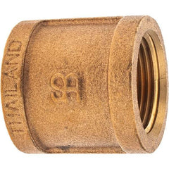 Merit Brass - Class 125, 1" Internal Pipe, Brass Coupling - FNPT x FNPT - Apex Tool & Supply