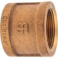 Merit Brass - Class 125, 1-1/2" Internal Pipe, Brass Coupling - FNPT x FNPT - Apex Tool & Supply