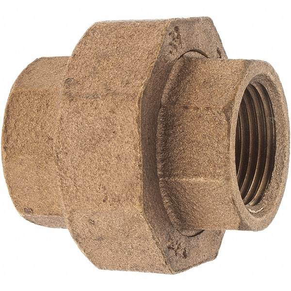 Merit Brass - Class 125, 3/4" Internal Pipe, Brass Union - FNPT x FNPT - Apex Tool & Supply