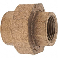 Merit Brass - Class 125, 3/4" Internal Pipe, Brass Union - FNPT x FNPT - Apex Tool & Supply