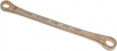 Ampco - 7/16" x 1/2" 12 Point Offset Box Wrench - Double End, 7-3/4" OAL, Aluminum Bronze - Apex Tool & Supply
