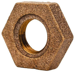 Merit Brass - Class 125, 1/8" Internal Pipe, Brass Locknut - FNPT - Apex Tool & Supply