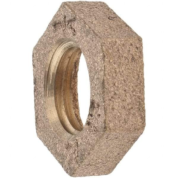 Merit Brass - Class 125, 1/4" Internal Pipe, Brass Locknut - FNPT - Apex Tool & Supply