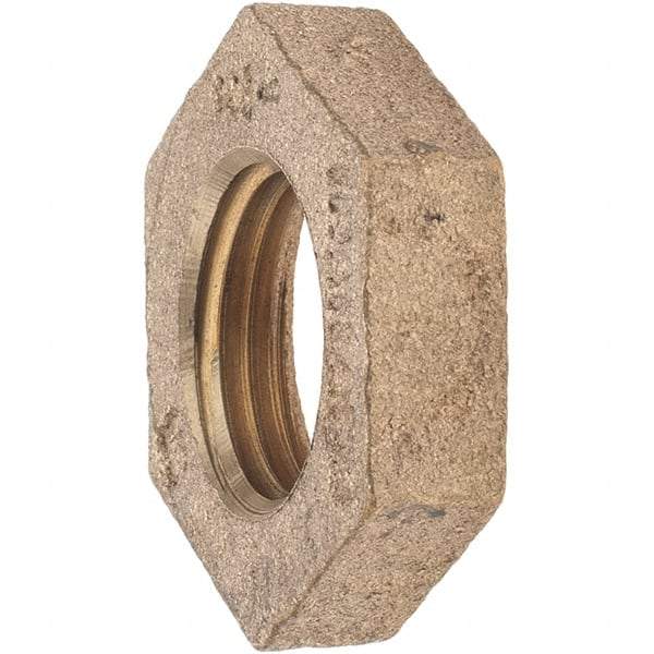 Merit Brass - Class 125, 1/2" Internal Pipe, Brass Locknut - FNPT - Apex Tool & Supply
