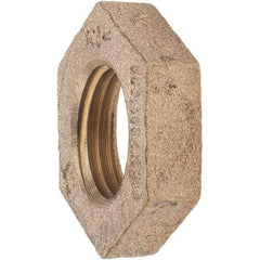 Merit Brass - Class 125, 1/2" Internal Pipe, Brass Locknut - FNPT - Apex Tool & Supply
