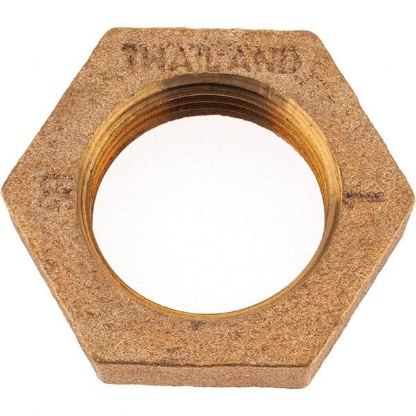 Merit Brass - Class 125, 1" Internal Pipe, Brass Locknut - FNPT - Apex Tool & Supply