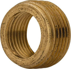Merit Brass - Class 125, 3/4 x 1/2" Internal Pipe, Brass Face Bushing - MNPT x FNPT - Apex Tool & Supply
