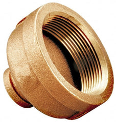 Merit Brass - 1-1/2 x 1-1/4" Lead Free Brass Pipe Reducing Coupling - Apex Tool & Supply