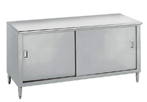 Eagle MHC - Enclosed Worktable - Stainless Steel Top, 48" Wide x 35-1/2" High - Apex Tool & Supply