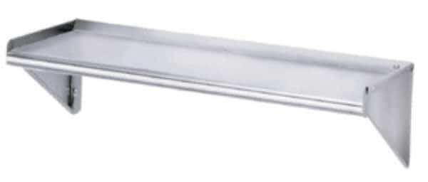 Eagle MHC - Stainless Steel Workbench & Workstation Shelf - 1-1/2" High, Use with 48" Long Workbenches - Apex Tool & Supply
