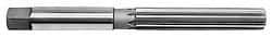 Made in USA - 19/32" Diam, Straight Shank, 3-3/8" Flute, Hand Reamer - Straight Flute, 6-3/4" OAL, Right Hand Cut, High Speed Steel - Apex Tool & Supply