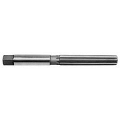 Made in USA - 1-3/8" Diam, Straight Shank, 6-5/16" Flute, Hand Reamer - Apex Tool & Supply