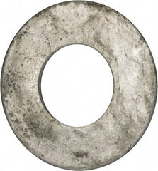 Value Collection - 1-3/4" Screw, Grade 2 Steel USS Flat Washer - 1.865" ID x 4.045" OD, 0.213" Thick, Galvanized Finish - Apex Tool & Supply