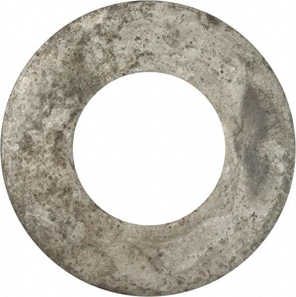 Value Collection - 2-1/4" Screw, Grade 2 Steel USS Flat Washer - 2.365" ID x 4.795" OD, 0.248" Thick, Galvanized Finish - Apex Tool & Supply