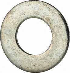 Value Collection - 5/8" Screw, Grade 2 Steel SAE Flat Washer - 21/32" ID x 1-5/16" OD, 0.121" Thick, Zinc-Plated Finish - Apex Tool & Supply
