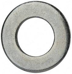 Value Collection - 7/8" Screw, Grade 2 Steel SAE Flat Washer - 15/16" ID x 1-3/4" OD, 0.16" Thick, Zinc-Plated Finish - Apex Tool & Supply