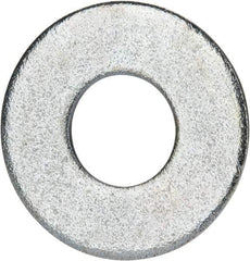 Value Collection - 9/16" Screw, Grade 2 Steel USS Flat Washer - 0.62" ID x 1.499" OD, 0.132" Thick, Zinc-Plated Finish - Apex Tool & Supply