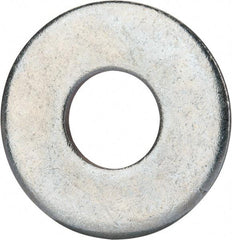 Value Collection - 3/4" Screw, Grade 2 Steel USS Flat Washer - 0.805" ID x 2.03" OD, 0.177" Thick, Zinc-Plated Finish - Apex Tool & Supply