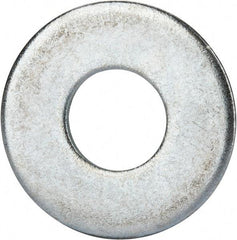 Value Collection - 7/8" Screw, Grade 2 Steel USS Flat Washer - 0.931" ID x 2.28" OD, 0.192" Thick, Zinc-Plated Finish - Apex Tool & Supply