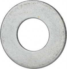Value Collection - 1-3/4" Screw, Grade 2 Steel USS Flat Washer - 1.865" ID x 4.045" OD, 0.213" Thick, Zinc-Plated Finish - Apex Tool & Supply